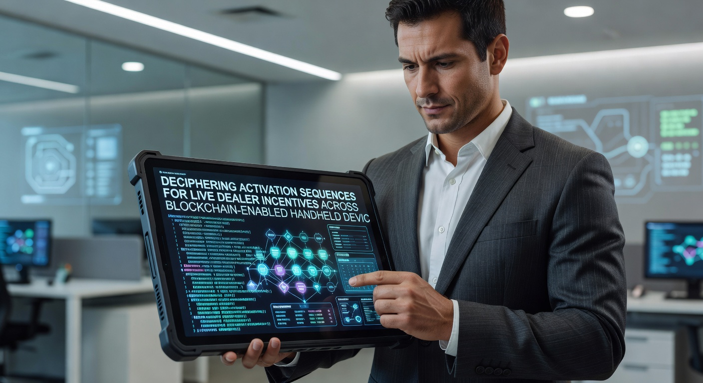 Technical diagram showing cryptographic activation flow between mobile device and blockchain network