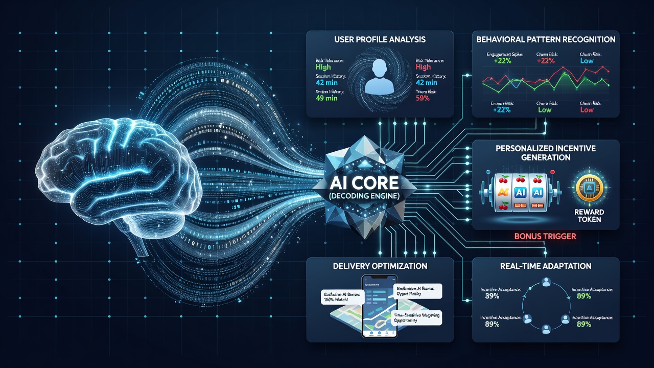 AI algorithms analyzing user data patterns in interactive wagering platforms to deliver tailored incentives