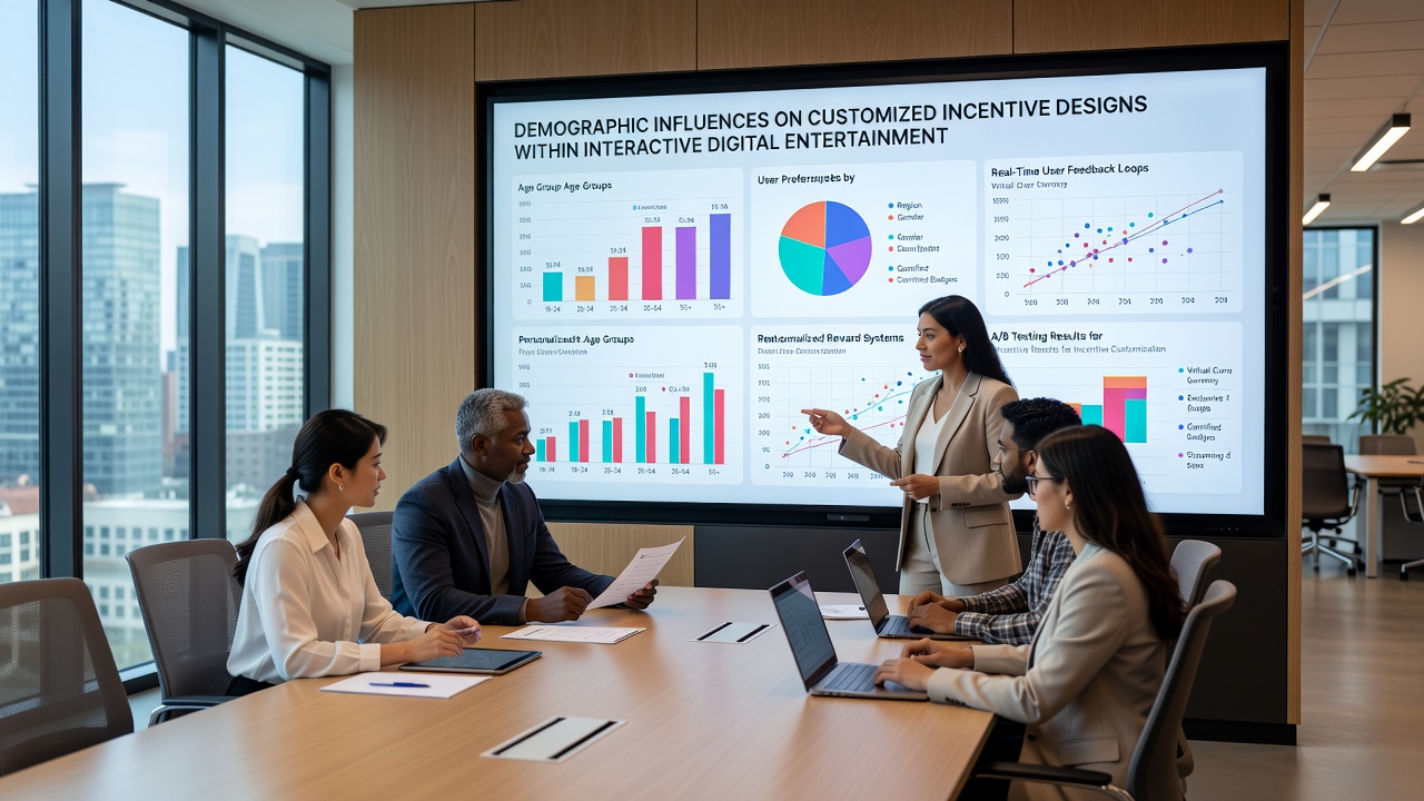 Interactive charts mapping geographic and income demographics to customized incentive types in digital gaming environments